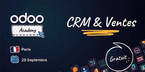Odoo Academy CRM & Ventes - Paris