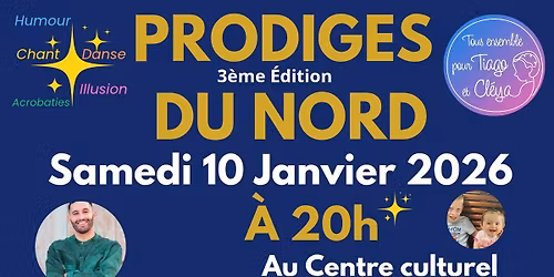 Spectacle : PRODIGES DU NORD