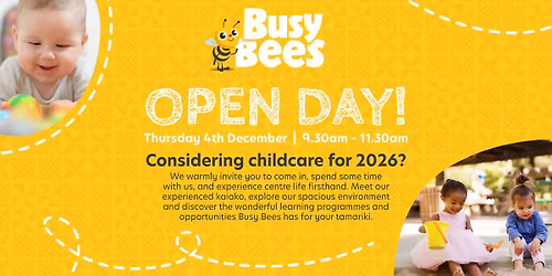 Busy Bees Open Day \ud83d\udc1d