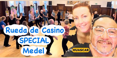 Rueda de Casino SPECIAL med Huascar & Jessica! Niv\u00e5: Medel - 3h, 20 min!\ufe0finkl lunch \ud83e\udd57 & fika \u2615\ufe0f 