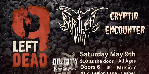 9 Left Dead, Bartlett, Cryptid Encounter