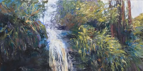 A Waterfall in Pastel
