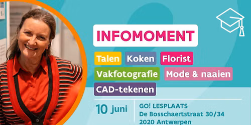 Infomoment koken, florist, mode, talen, fotografie en CAD-tekenen