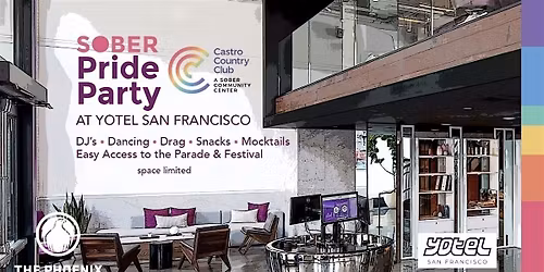 Sober Pride Party at Yotel Hotel