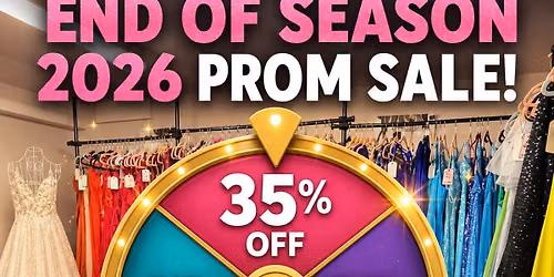 Final day PROM 2026 Sale