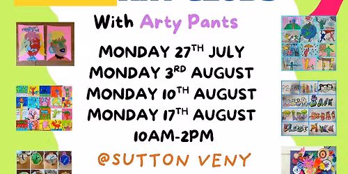 Arty Pants Summer Art Club