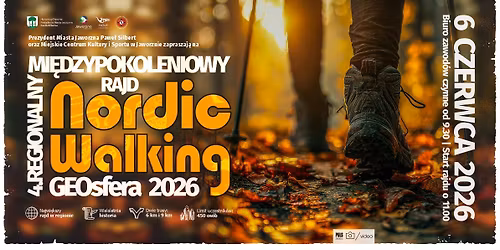 4. Regionalny Mi\u0119dzypokoleniowy Rajd Nordic Walking \u2013 GEOsfera 2026