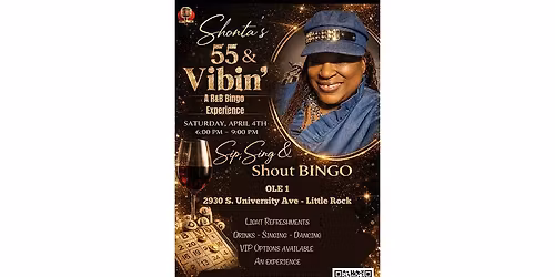 Shonta's 55 & Vibin' - A R&B Bingo Experience