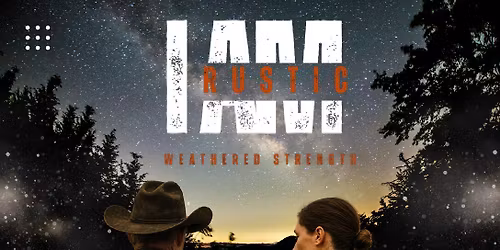 I AM Rustic BENEATH THE BADGE WITH GRIT