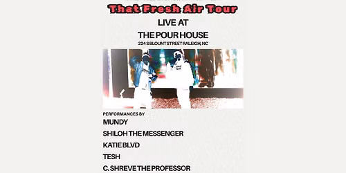 Mundy w\/ Shiloh The Messenger, Katie Blvd, Tesh, C. Shreve The Professor