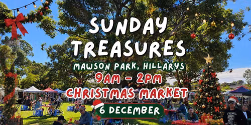 Sunday Treasures Christmas Market - 6 December