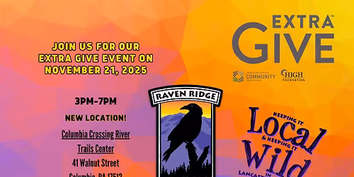 Raven Ridge Wildlife Center Extra Give Celebration!