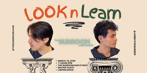 SUNRM- Precision Barbering, Look n Learn with Jason