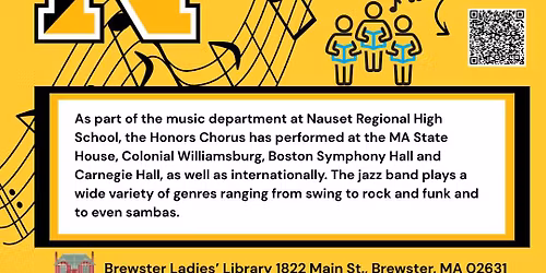 Sunday Concert Series: Nauset Regional High School Honors Chorus & Jazz Band