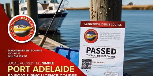 Port Adelaide Boat & Jetski Licence