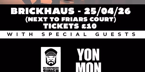 WINACHI + Special Guests LIVE @ BRICKHAUS (Warrington) 25\/04\/26