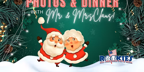 Photos and Lunch with Mr. & Mrs. Claus