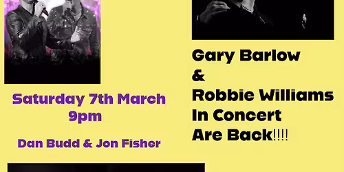 Robbie Williams & Gary Barlow in concert