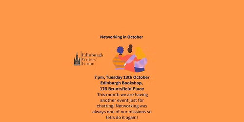 EWF - 13th October 2026 - Writer Networking Event