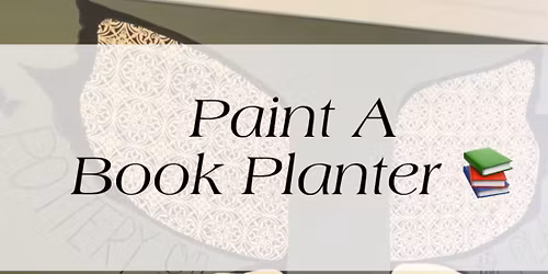 Paint A Book Planter \ud83d\udcda