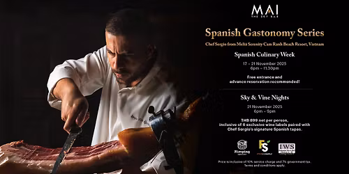 Spanish Gastonomy Series at MAI The Sky Bar