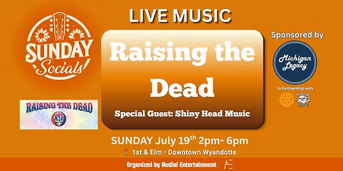 Sunday Socials Presents: Raising the Dead LIVE!