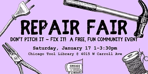 Repair Fair with The Chicago Tool Library