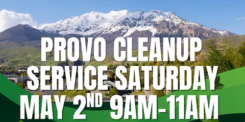 Provo Spring Cleanup at Sherwood Hills Park