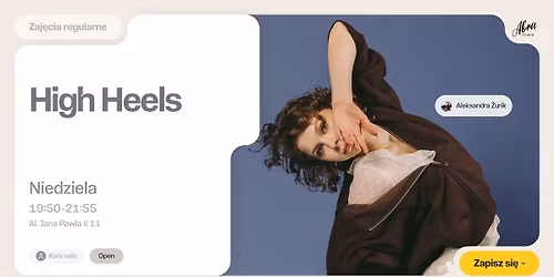 High Heels z Ol\u0105 \u017burik poziom Open