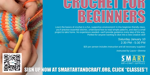 Crochet For Beginners (2:30 PM)