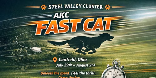 Duke\u2019s AKC Fast CAT\u2019s at Steel Valley Cluster in CANFIELD, OH. 