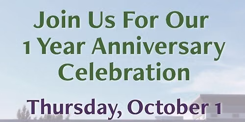 1 Year Anniversary Celebration 