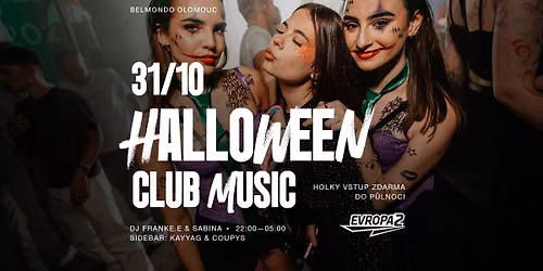 Halloween Club Music \/ Belmondo Olomouc