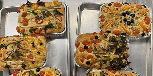 Farmer's Market Veggies: Fougasse & Focaccia