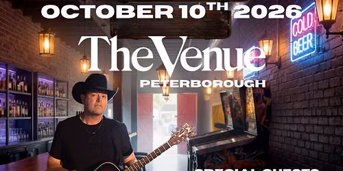 GORD BAMFORD - AS LONG AS THERES A BAR TOUR - SAT. OCT 10TH - THE VENUE, PETERBOROUGH