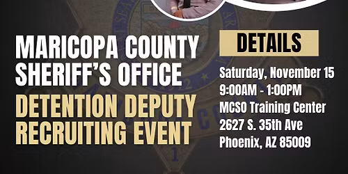 Detention Deputy Recruiting Event