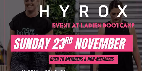 HYROX @Ladies Bootcamp 