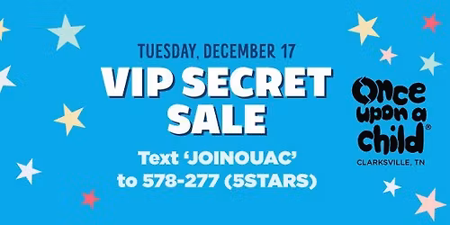 VIP Text Club Secret Sale!