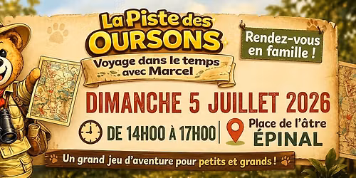 Jeu La Piste des Oursons - Voyage dans le temps avec Marcel