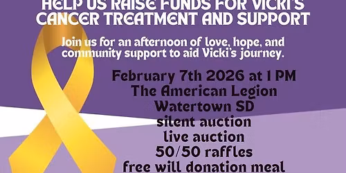 Vicki\u2019s Cancer Benefit