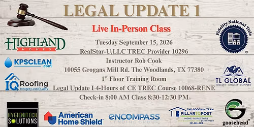 Legal Update I