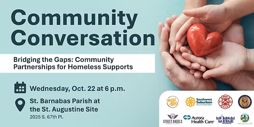 Community Conversation - Bridging the Gaps: Community Partnerships for Homeless Supports