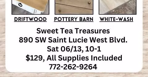 Furniture Painting Techniques — 890 SW Saint Lucie West Blvd., Port Saint Lucie, FL