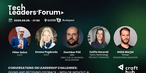Tech Leaders' Forum - Giving and receiving feedback - with or without AI