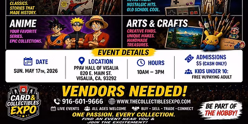Visalia Cards & Collectibles Expo