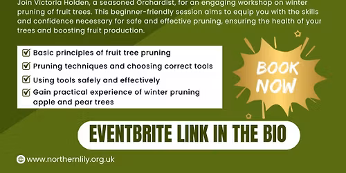 Winter fruit tree pruning workshop 
