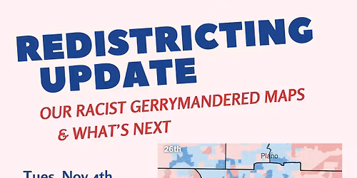 FEDDs Monthly:  Redistricting Update