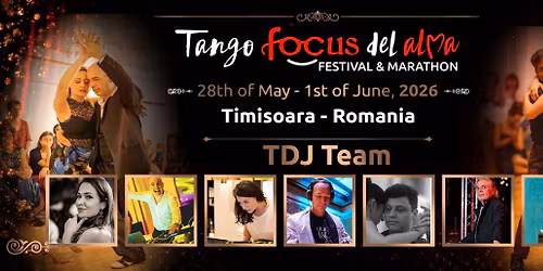 Tango Focus del ALMA with Godoy & Maricel  and Guille &  Sof\u00eda: 28th of May - 1st of June, 2026
