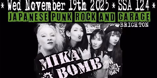 SHAKE SOME ACTON#124( BRIGHTON) MIKABOMB,LOVE BITES, GRIPPER LEE