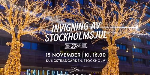 Invigning av Stockholmsjul 2025
